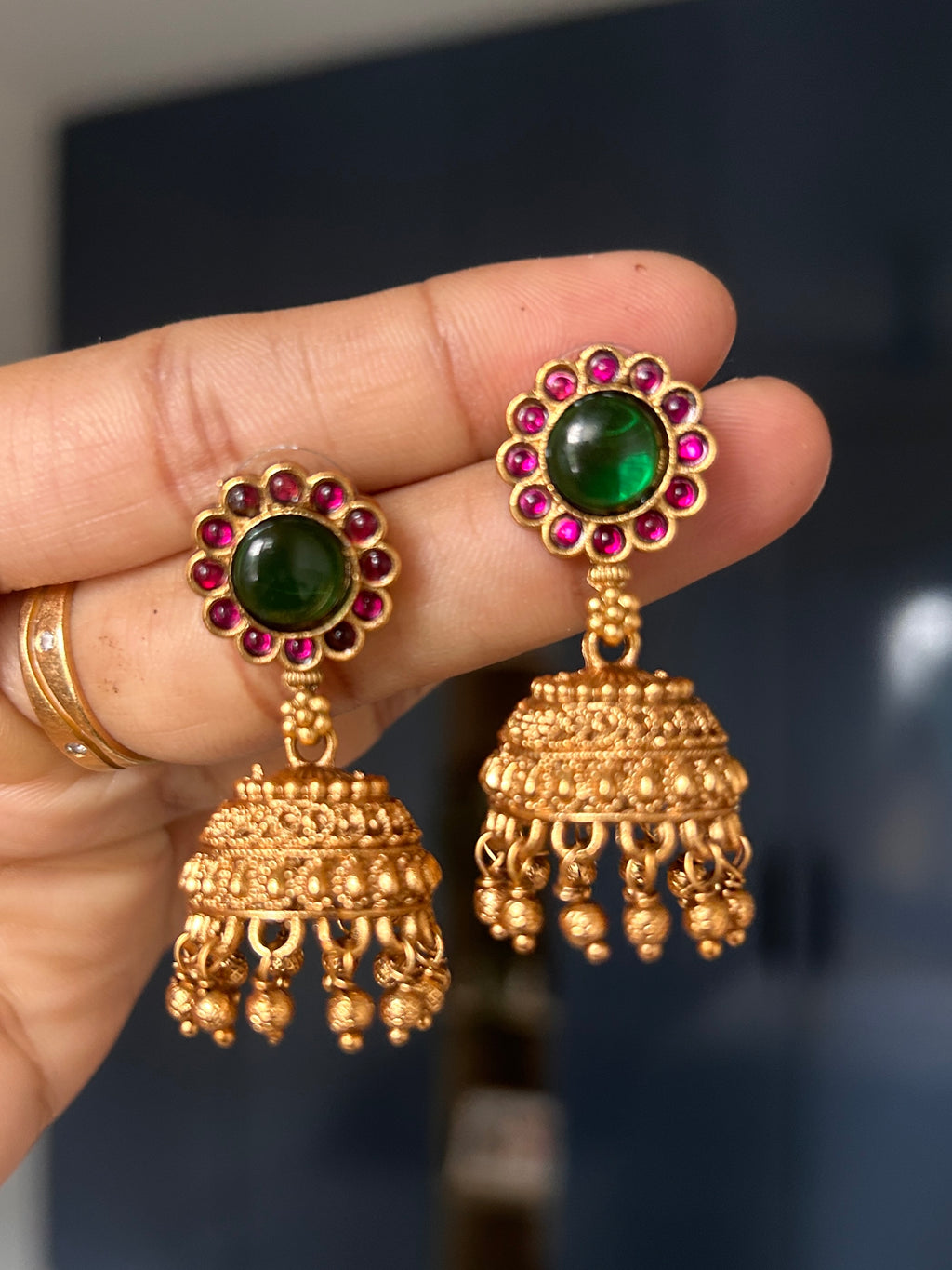 Premium Quality Antique Non-Idol Coral Pearl Gundu Maala