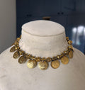 Premium Quality Gold-Alike Lakshmi Kasu Necklace