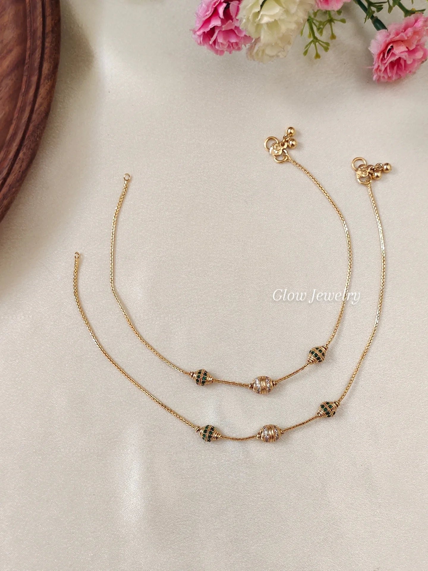 Premium Quality Gold Finish Anklets