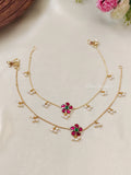 Premium Quality Jadau Pearl Anklets