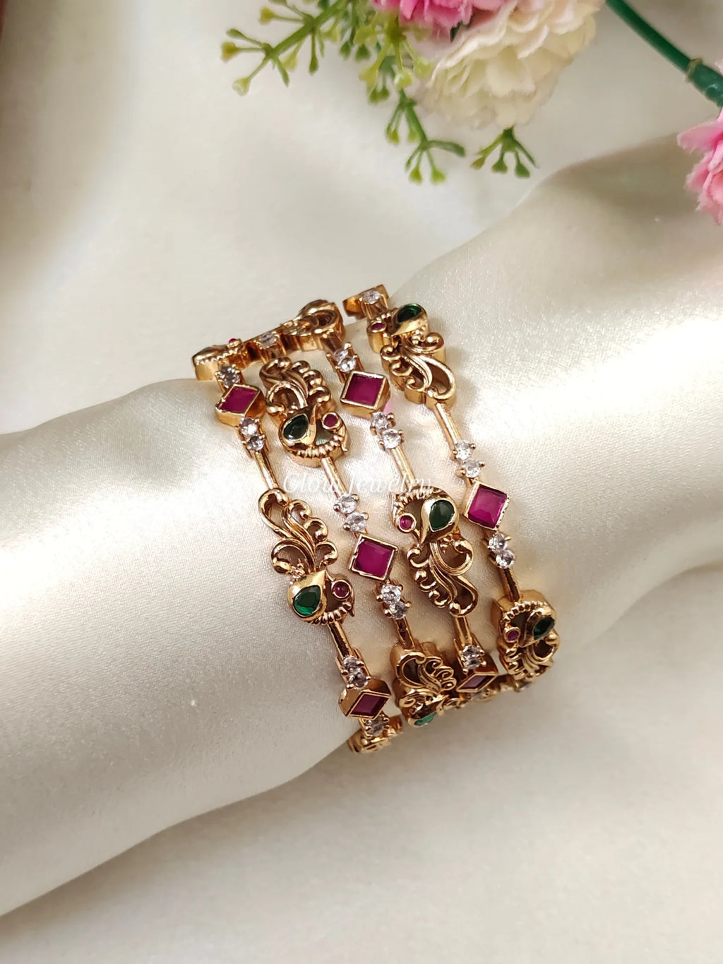 Premium Quality Gold Finish Bangles