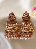 Premium Quality Bridal Lakshmi Pearl Jumka