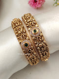 Premium Quality Antique Peacock Bridal Bangles