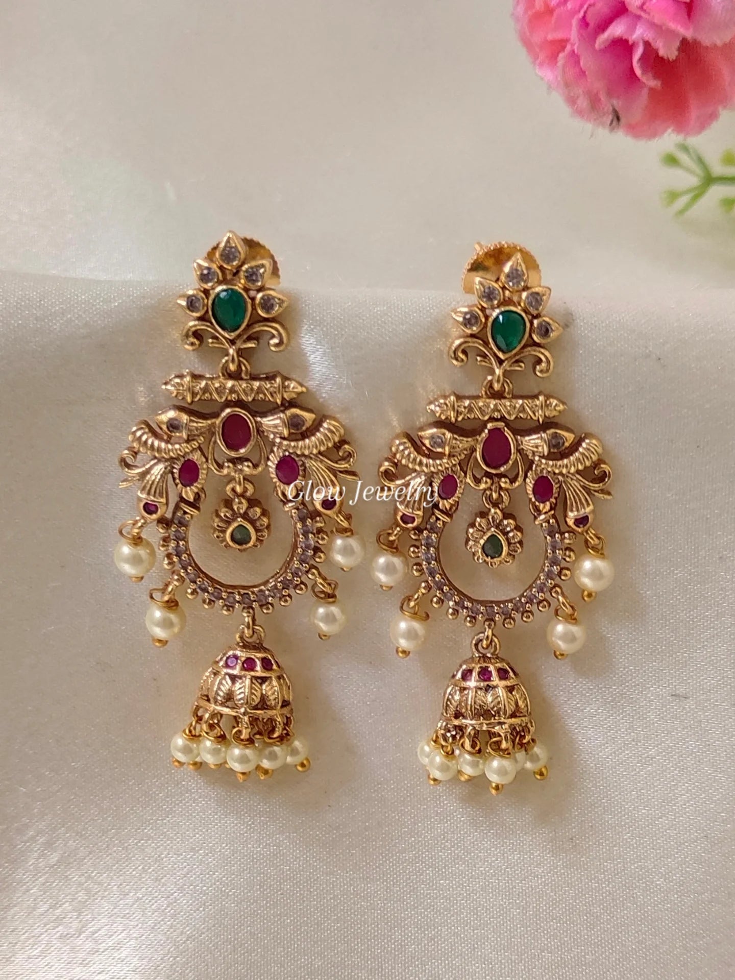 Premium Quality Gold Finish Chandbali