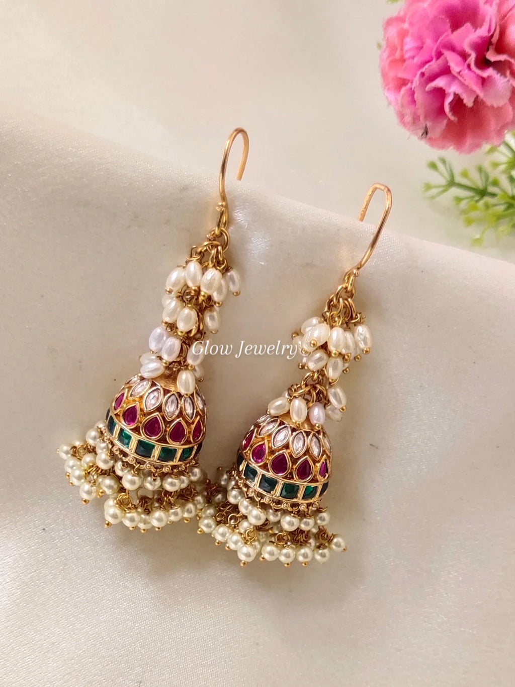Premium Quality Hanging Kemp Stone Jumka