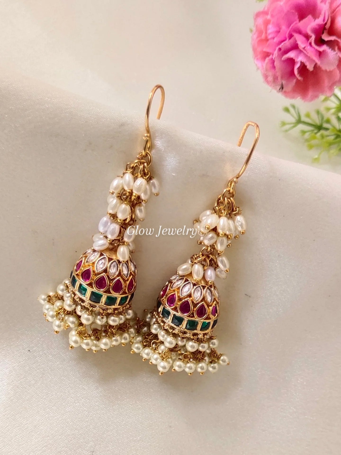 Premium Quality Hanging Kemp Stone Jumka