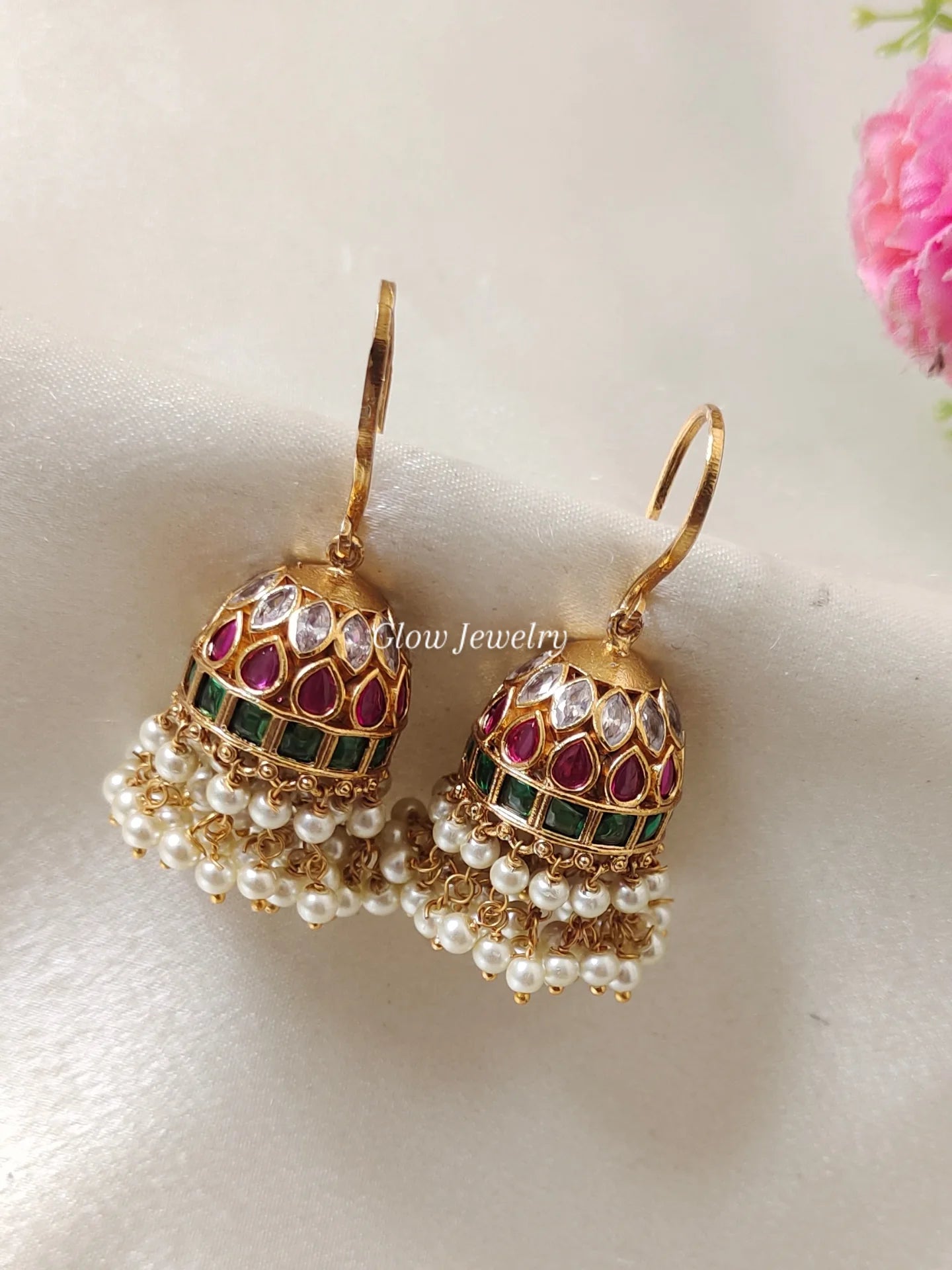 Premium Quality Hanging Kemp Stone Jumka