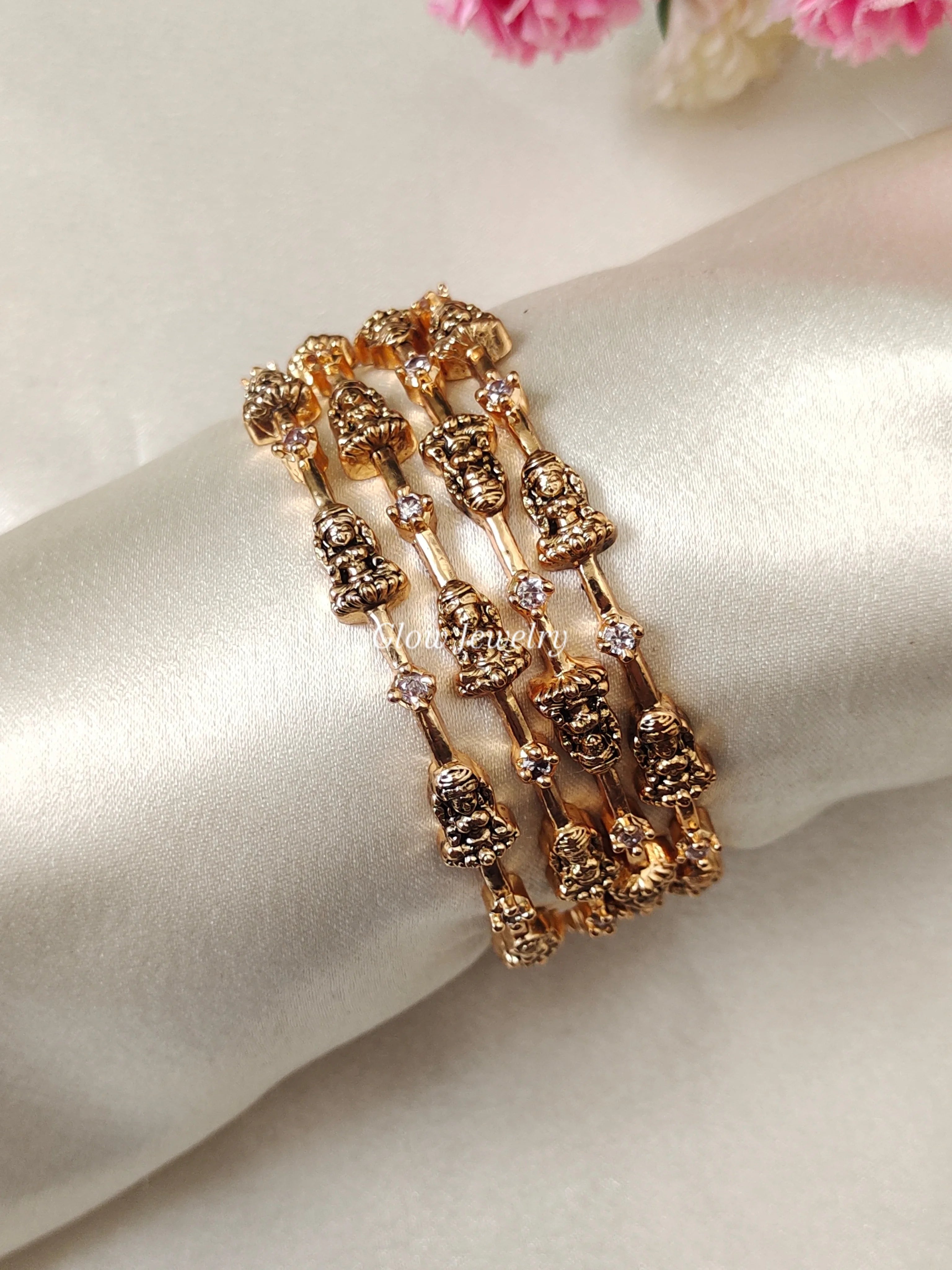 Premium Quality Gold Finish Bangles
