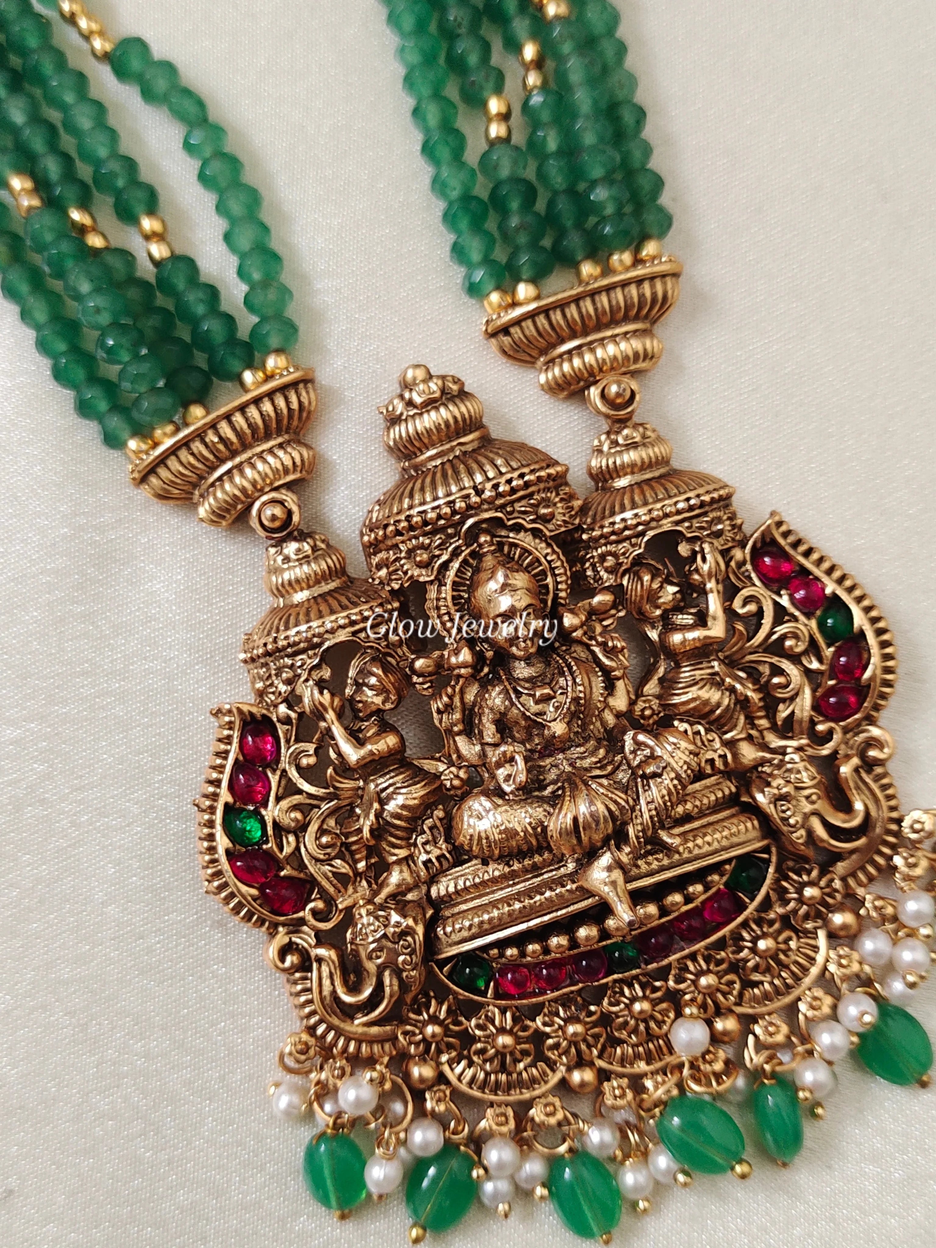 Premium Quality Sea Beads Lakshmi Haram