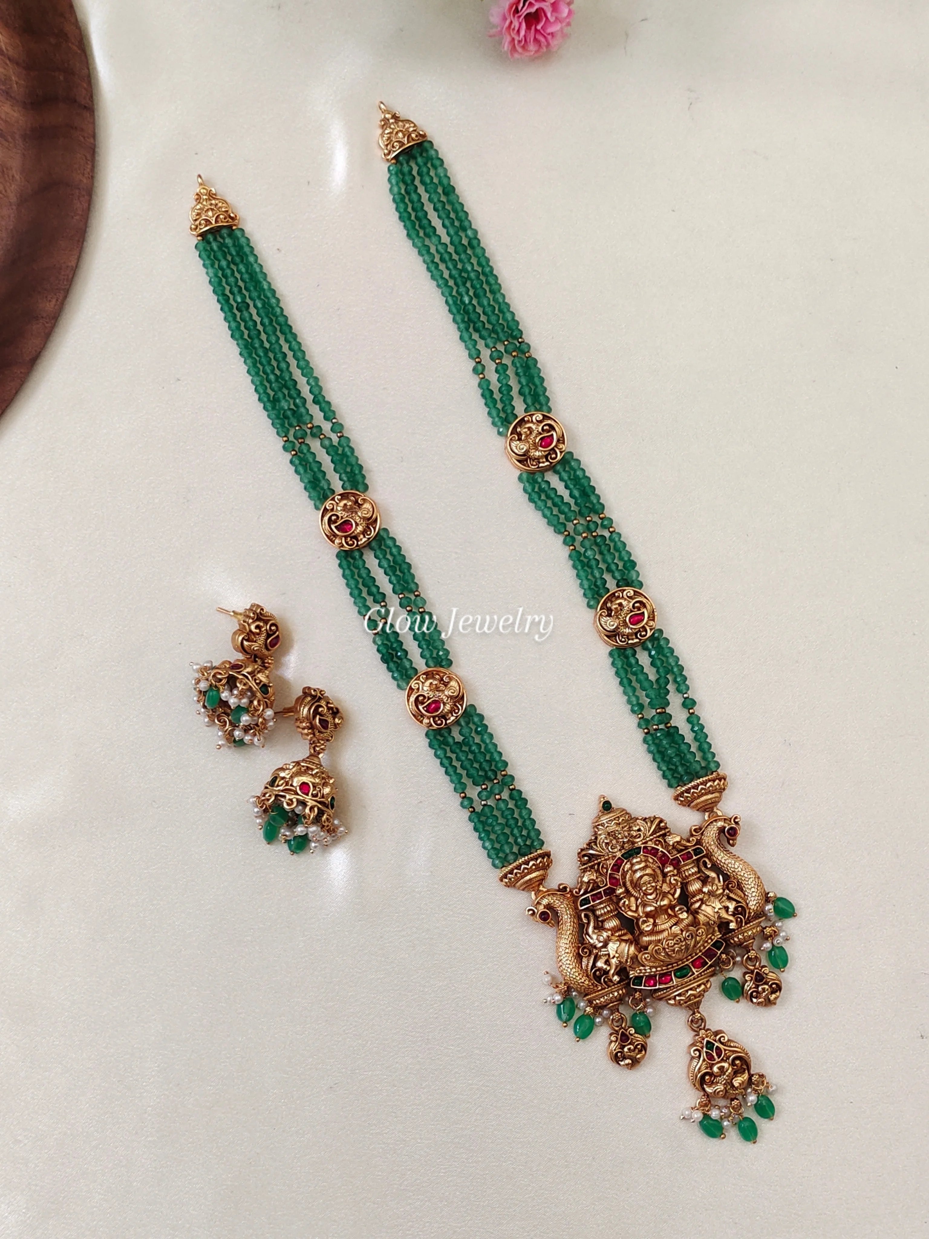 Premium Quality Sea Beads Lakshmi Haram