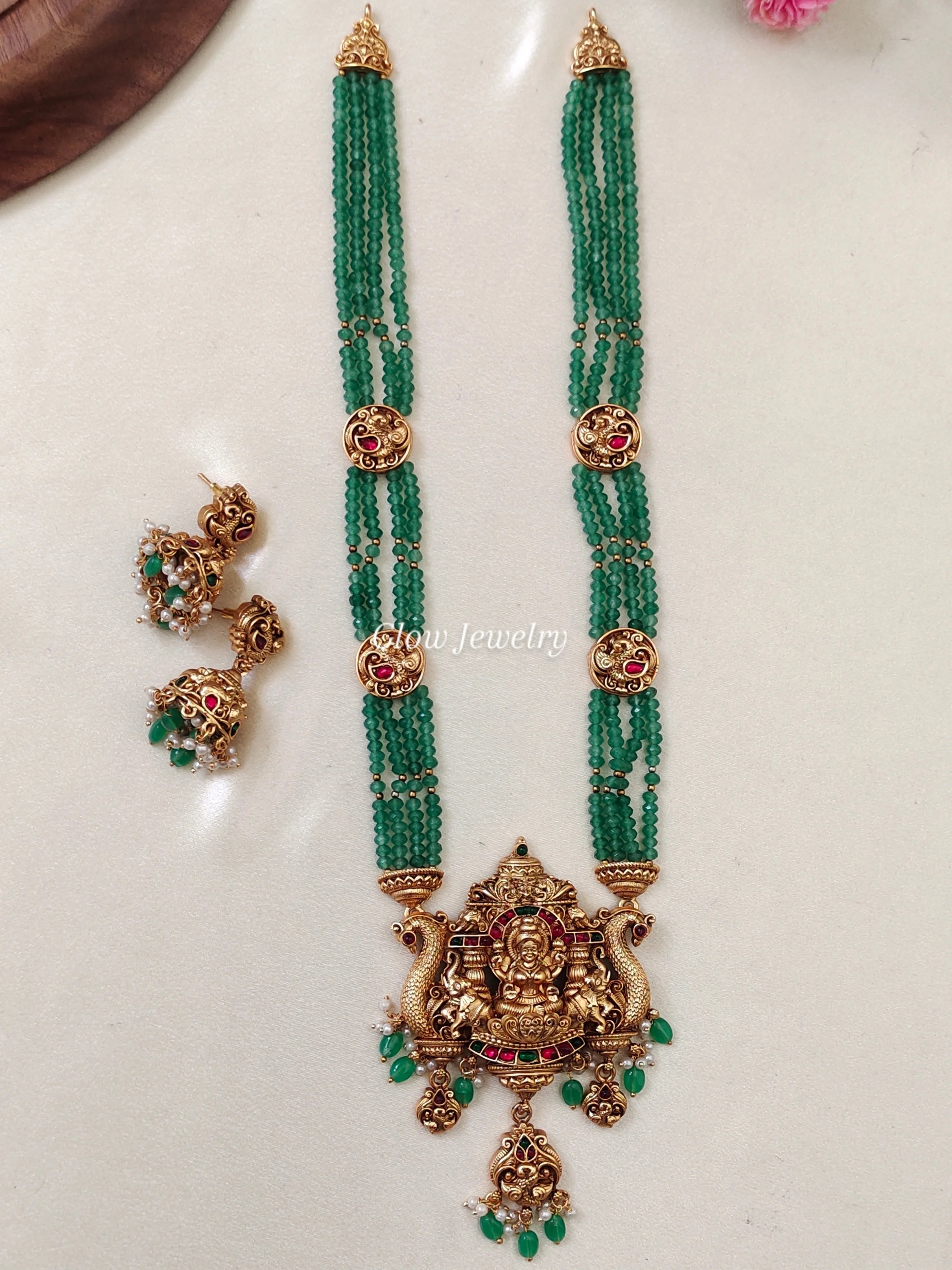 Premium Quality Sea Beads Lakshmi Haram