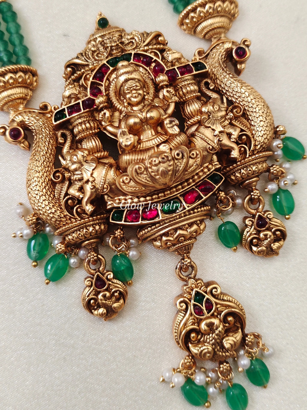Premium Quality Sea Beads Lakshmi Haram