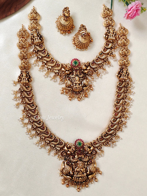 Premium Quality Antique Finish Semi Bridal Set