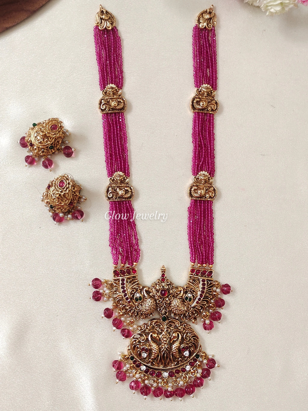 Premium Quality Sugar Beads Peacock Design Haram
