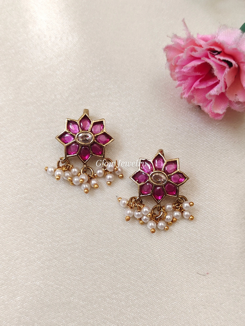 Premium Quality Floral Kemp Stone Bugudi