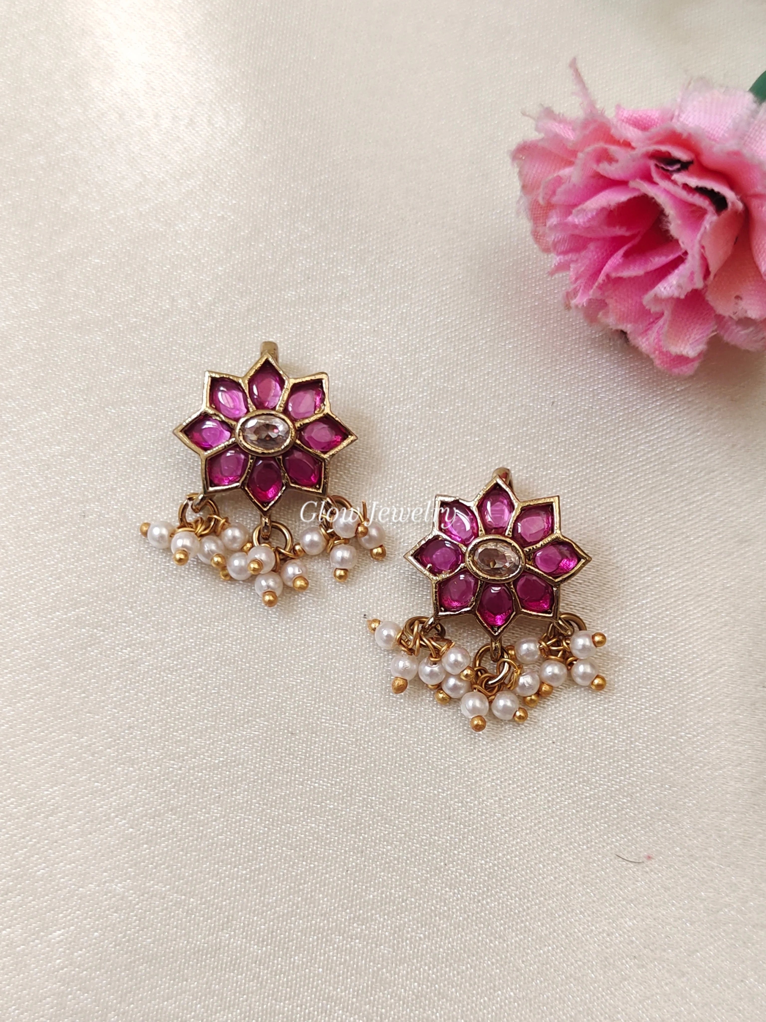 Premium Quality Floral Kemp Stone Bugudi