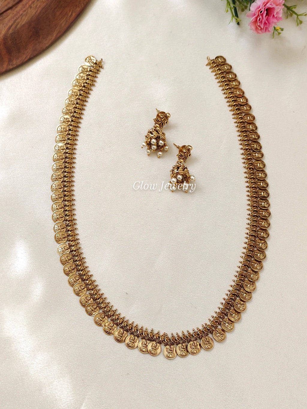 Premium Quality Matt Finish Lakshmi Kasu Haram