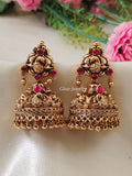Premium Quality Gold Look Alike Peacock Jumka