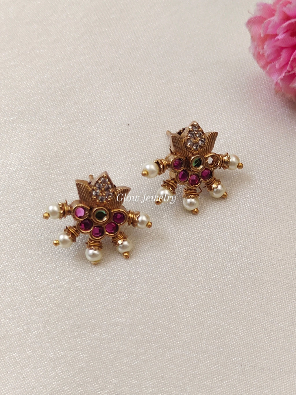 Premium Quality Kempu Studs