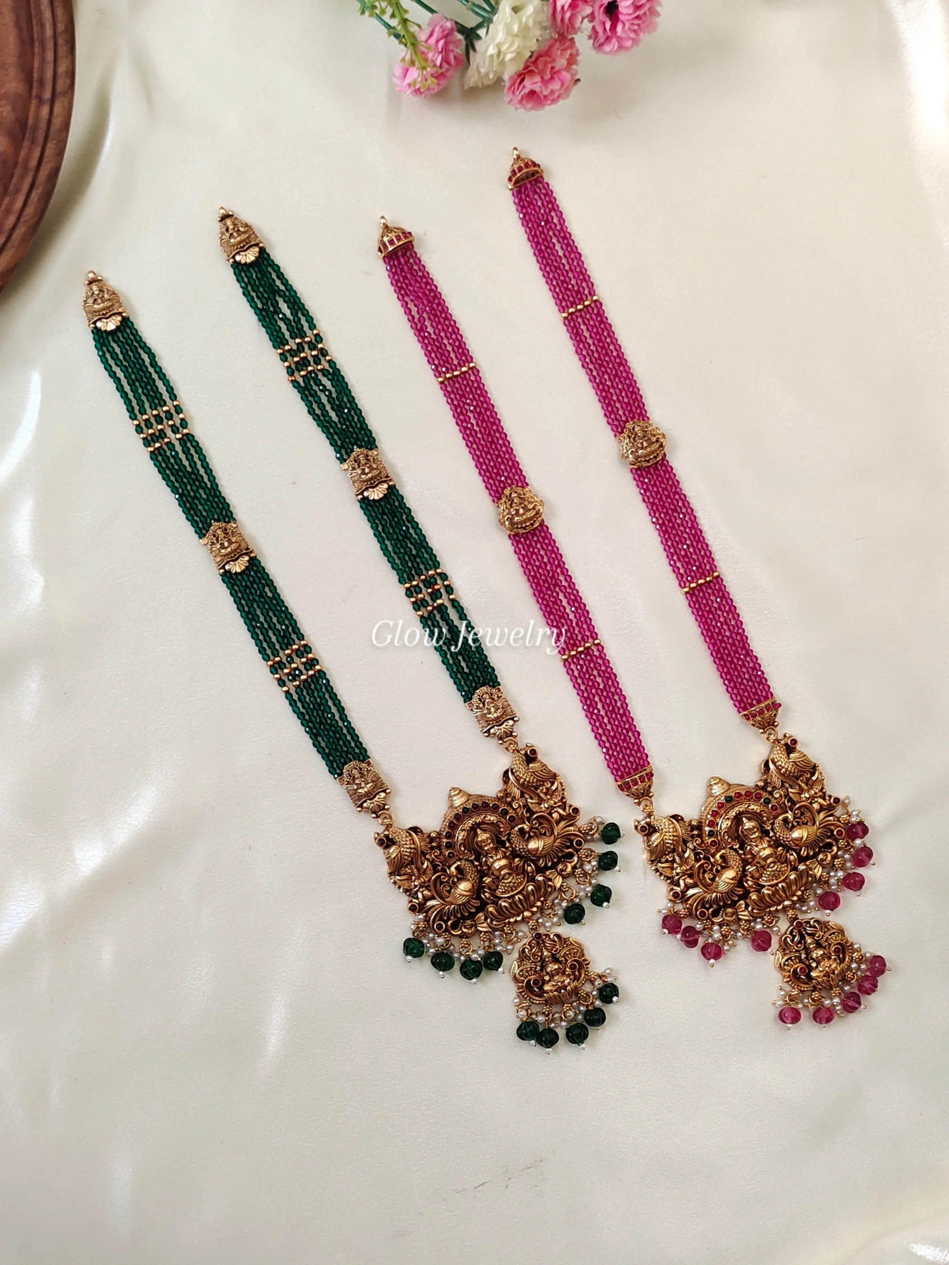 Premium Quality Lakshmi Peacock Haram