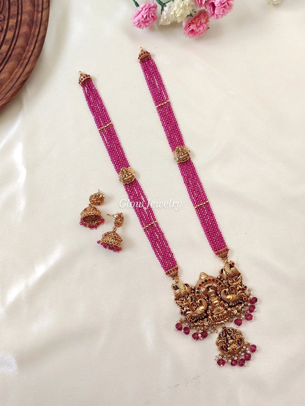 Premium Quality Lakshmi Peacock Haram