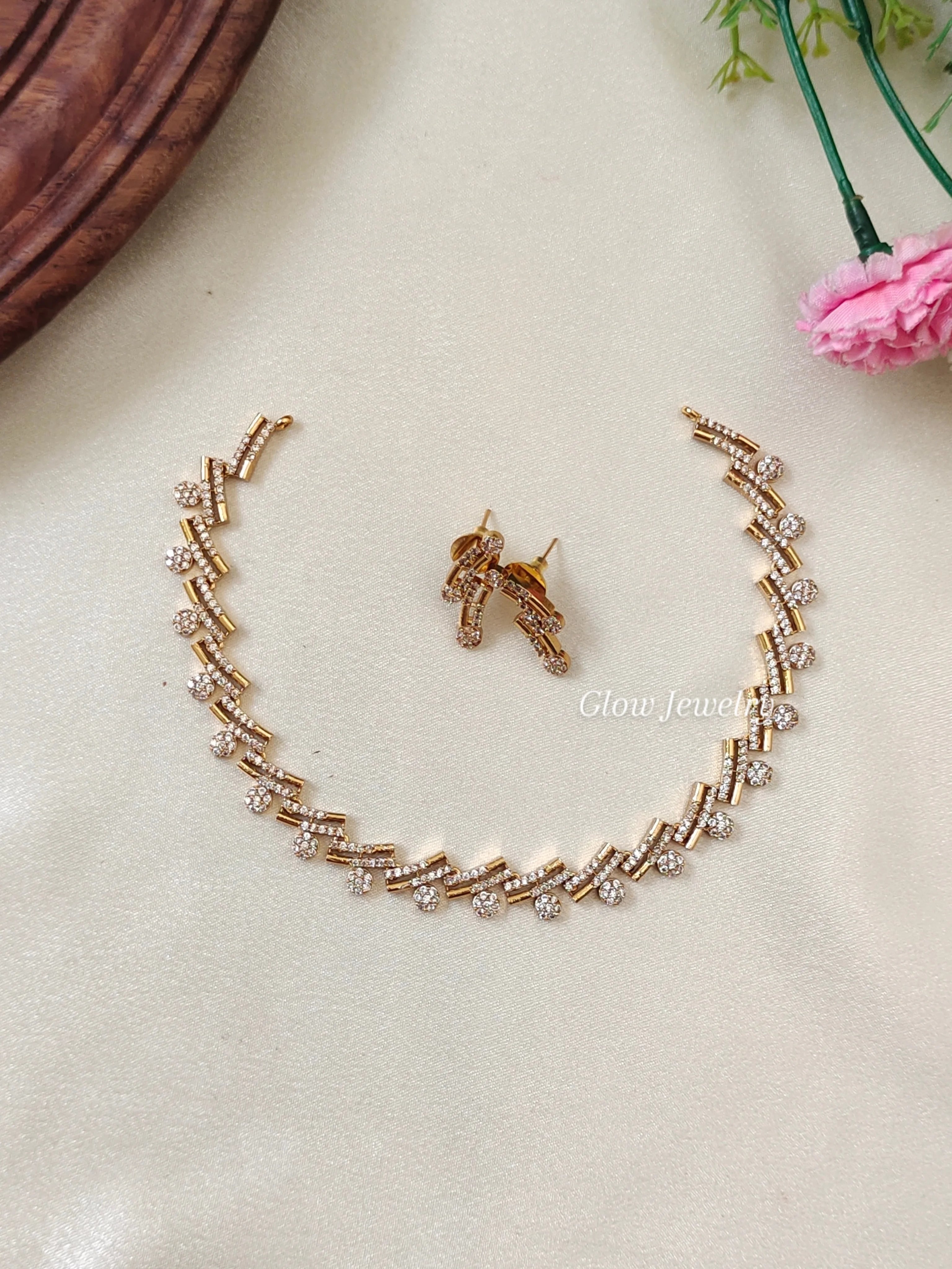 Premium Quality AD Stone Necklace