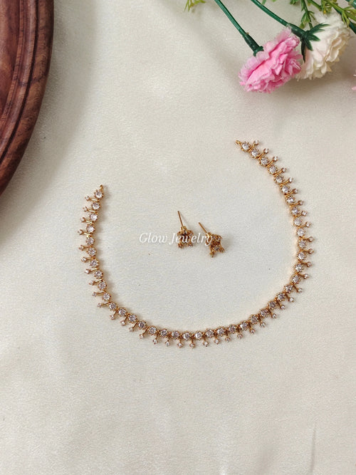 Premium Quality AD Stone Necklace