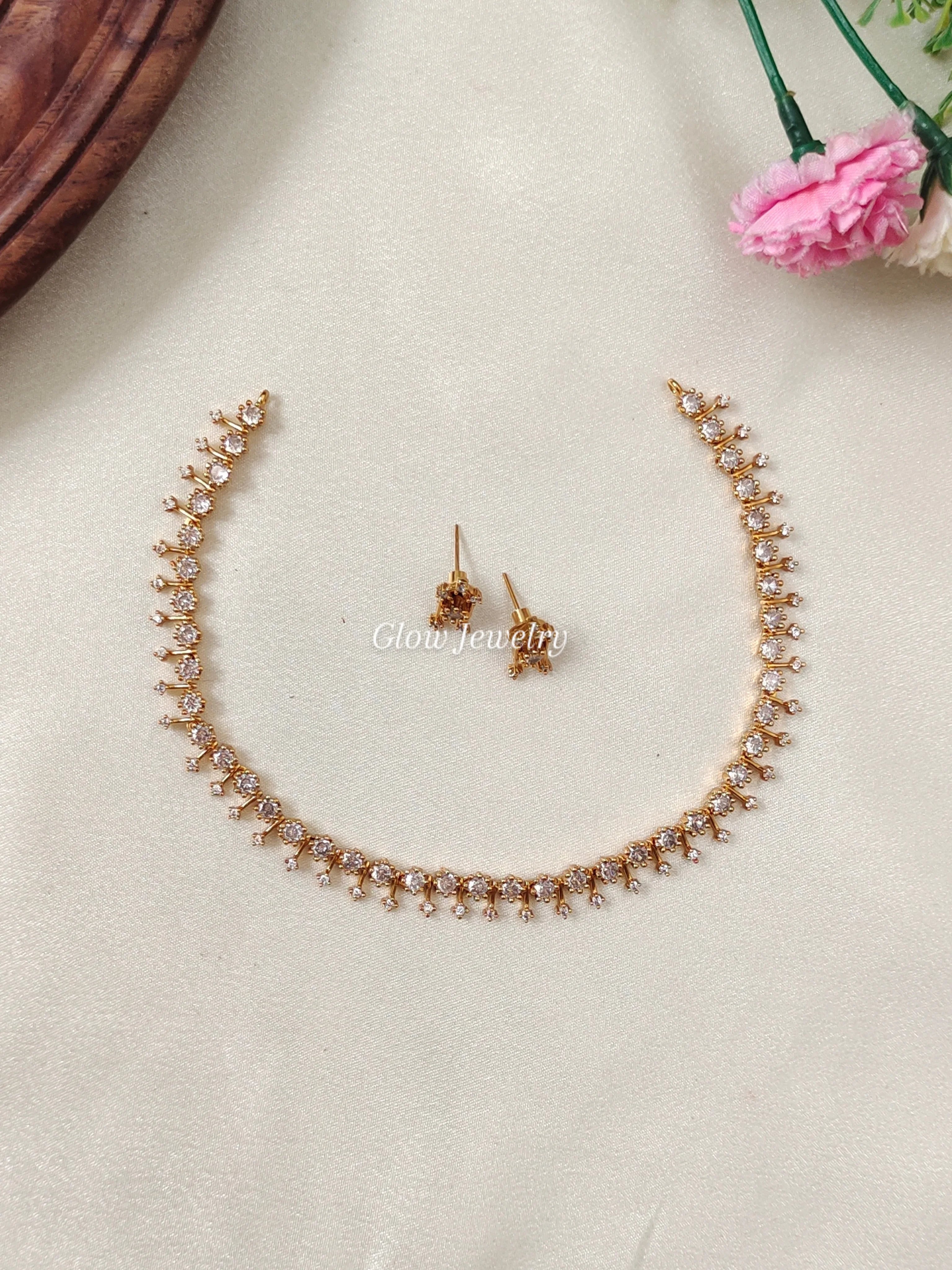 Premium Quality AD Stone Necklace
