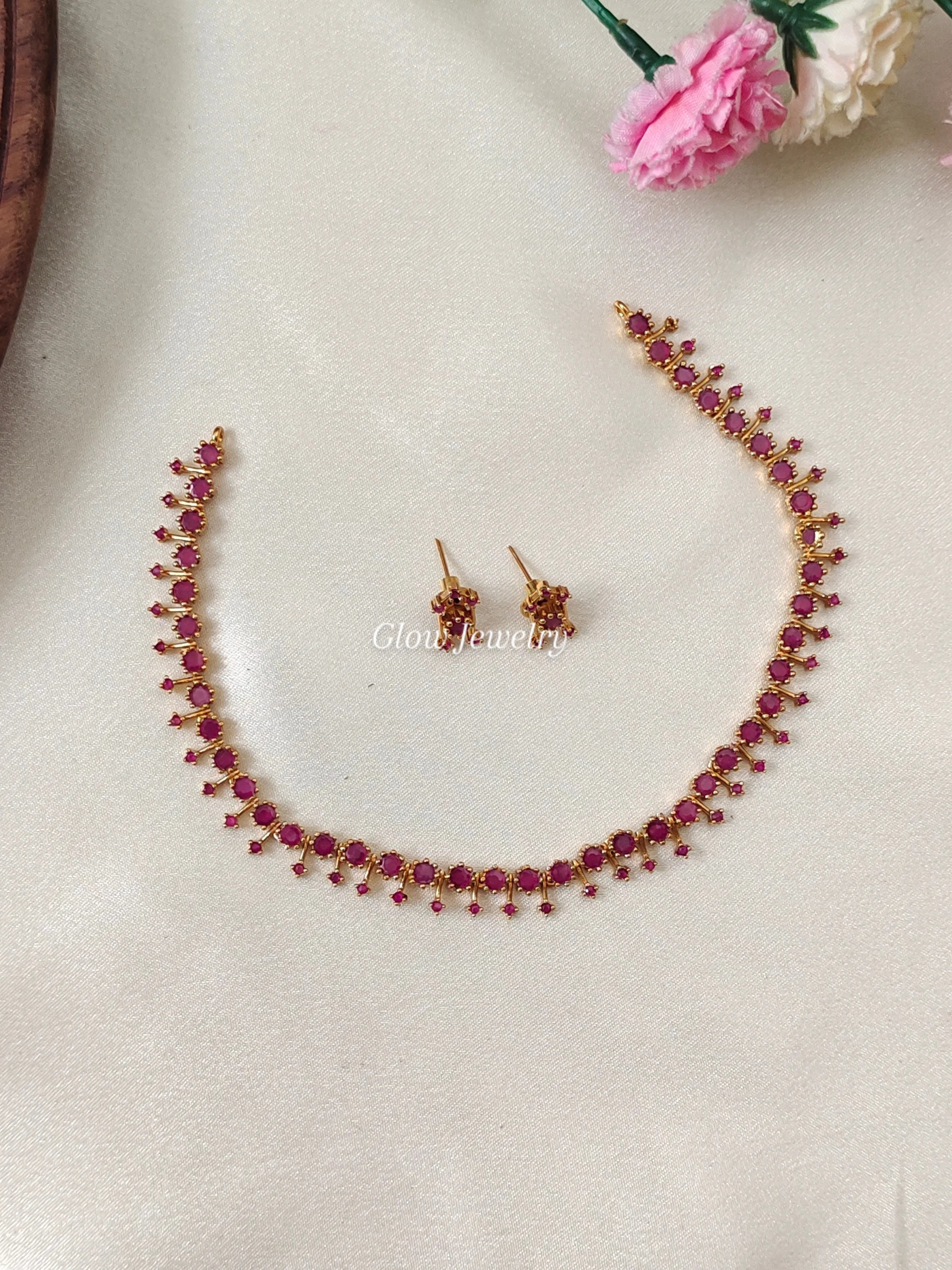 Premium Quality AD Stone Necklace