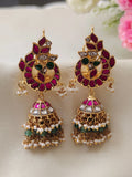 Premium Quality Gold Look Alike Jadau Jumka