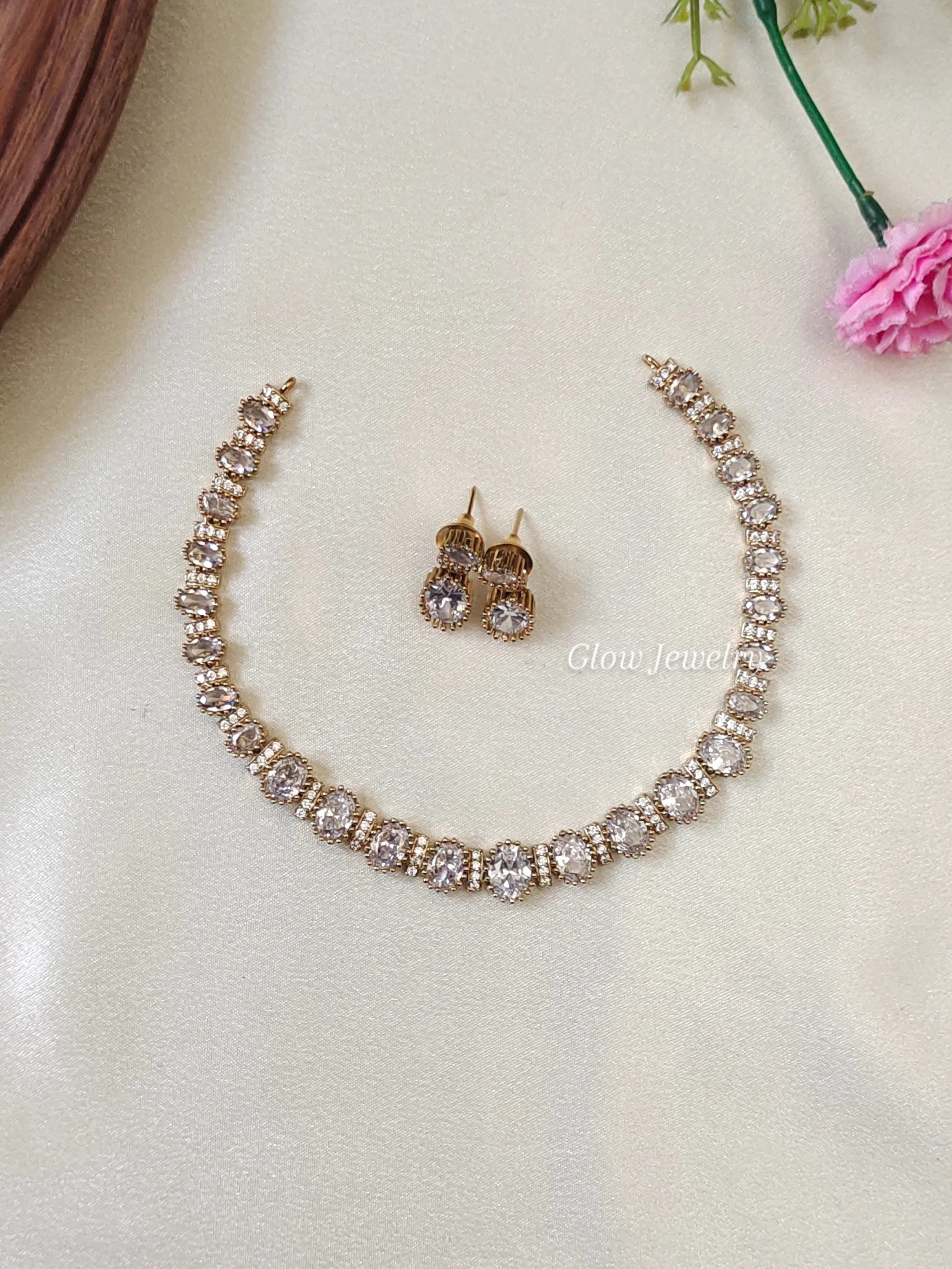 Premium Quality AD Stone Necklace