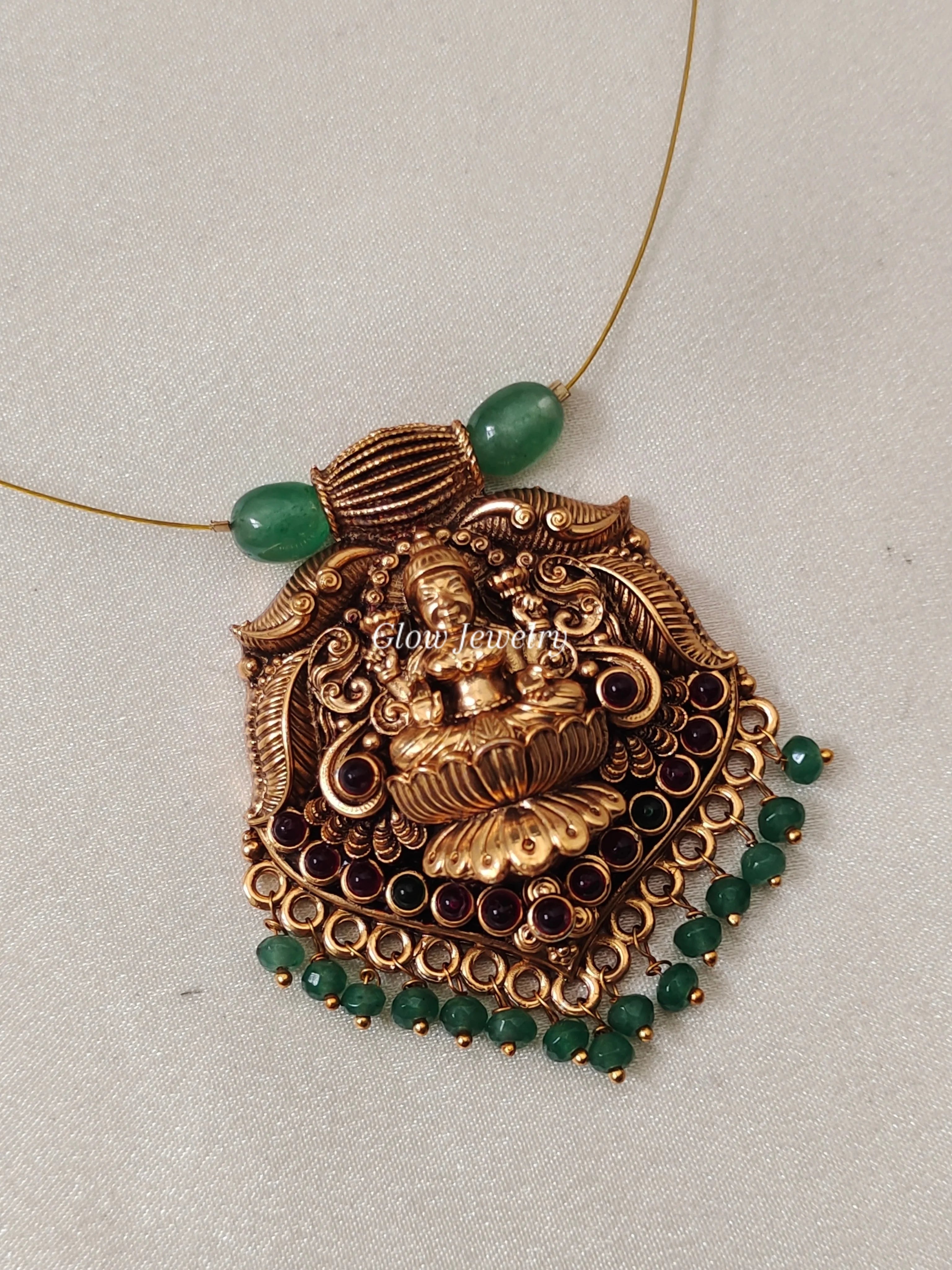 Premium Quality Lakshmi Pendant Invisible Necklace