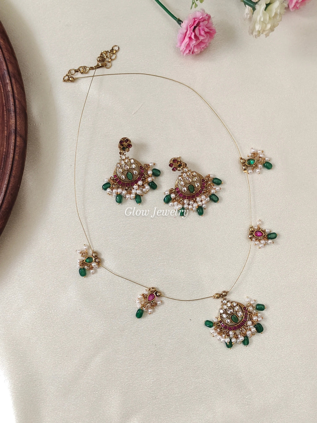 Premium Quality Kemp Stone Invisible Necklace