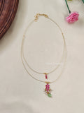 Premium Quality 2 Layer Jadau Invisible Necklace