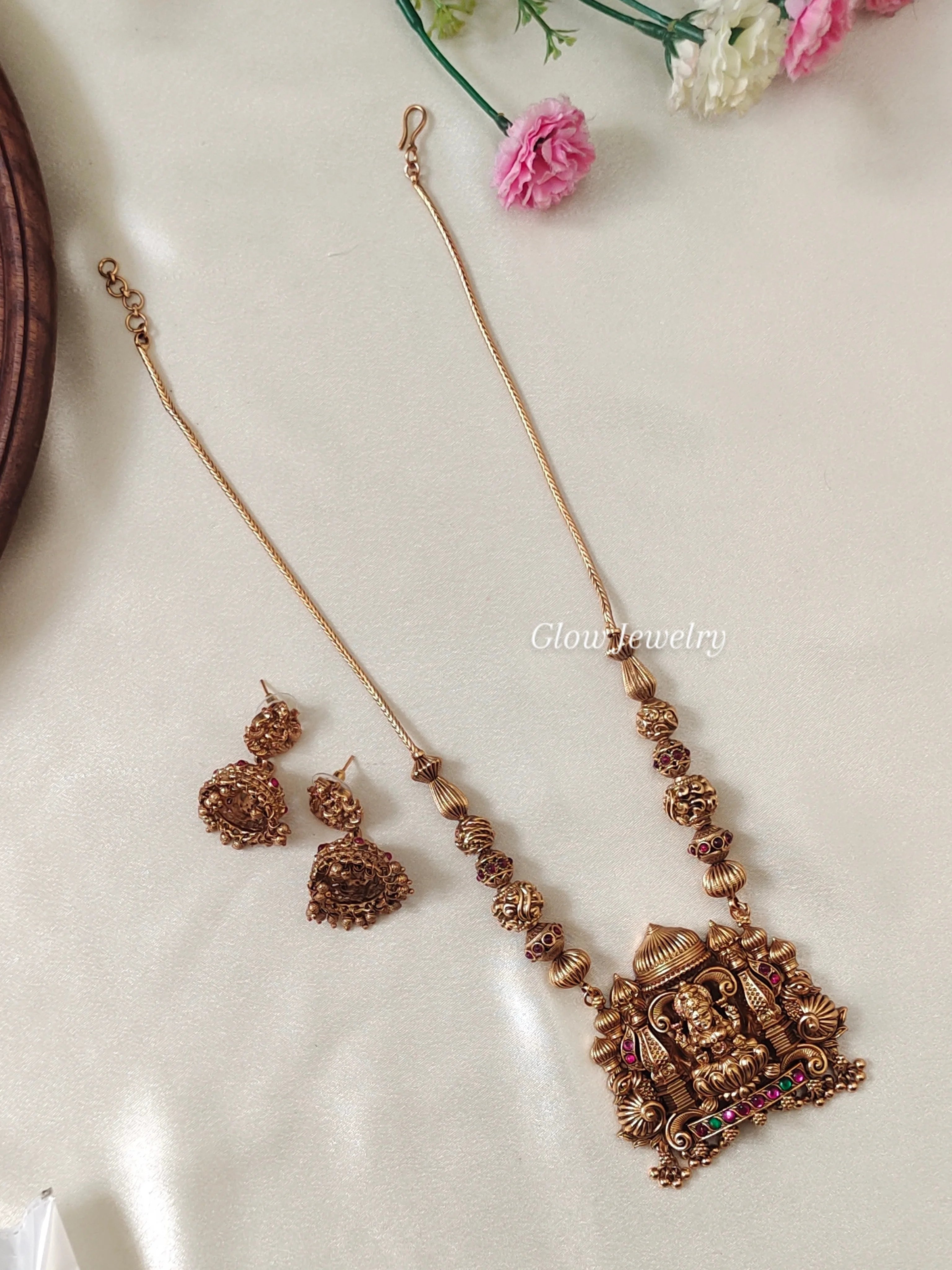 Premium Quality Antique Lakshmi Gundu Maala