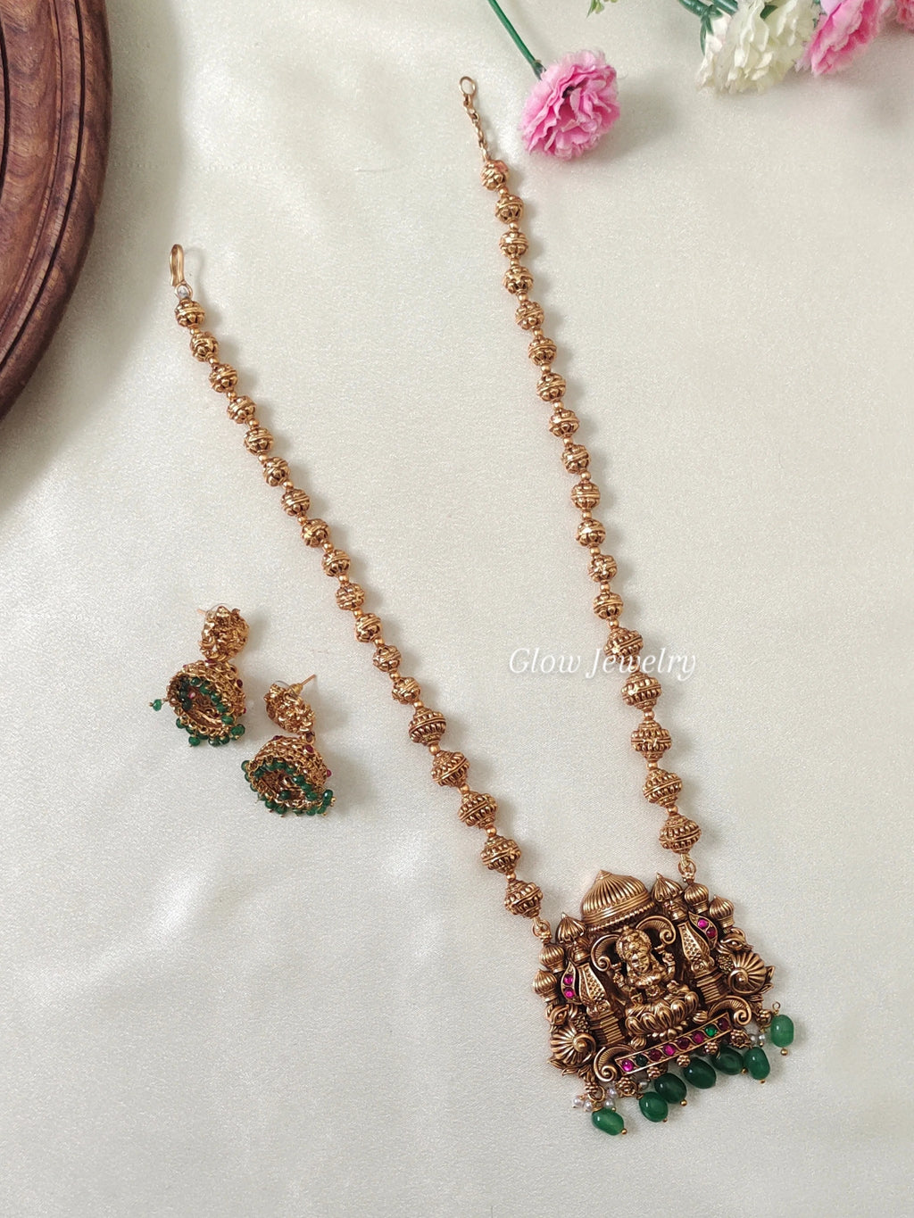 Premium Quality Antique Lakshmi Gundu Maala