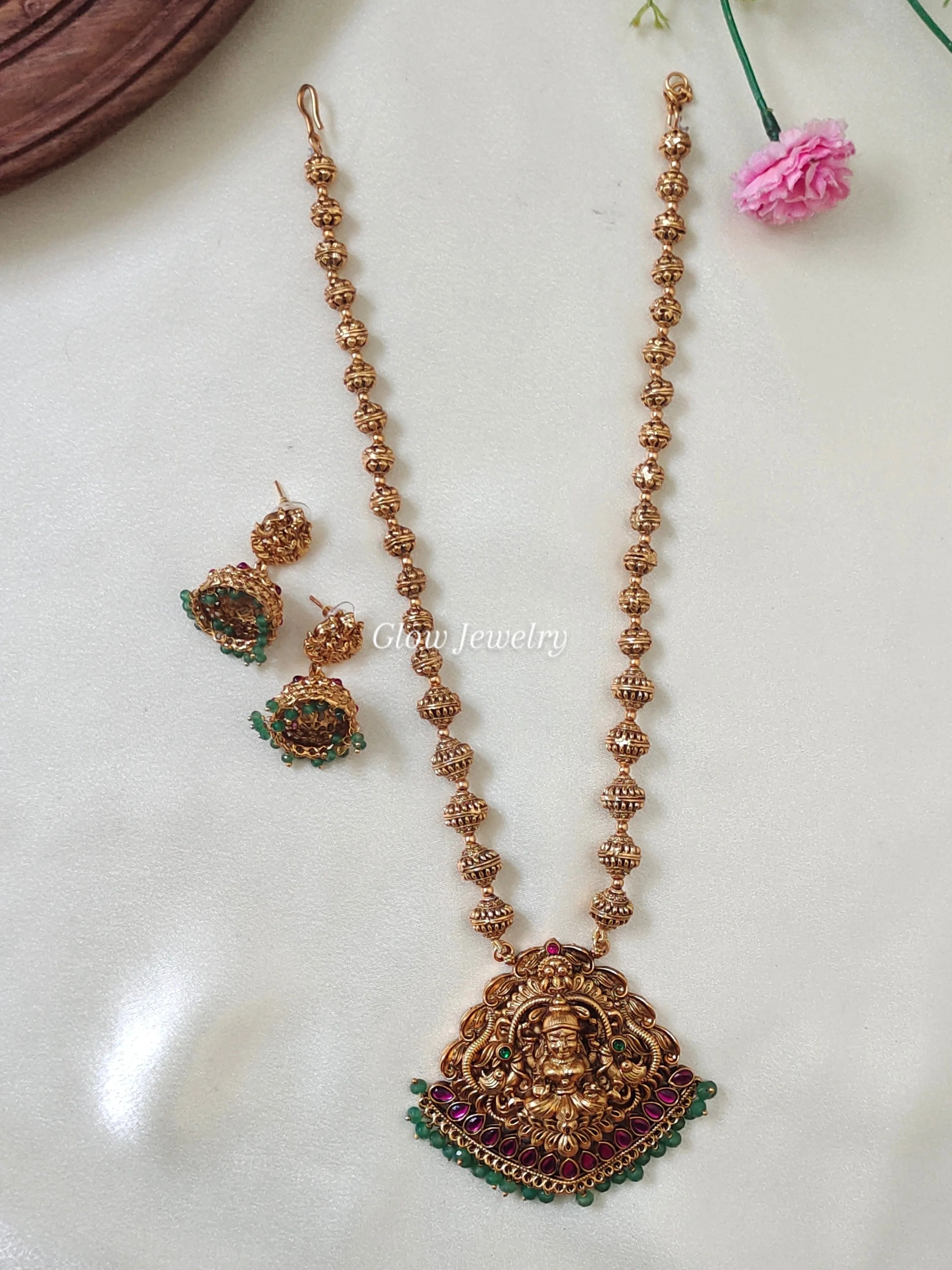 Premium Quality Antique Lakshmi Gundu Maala