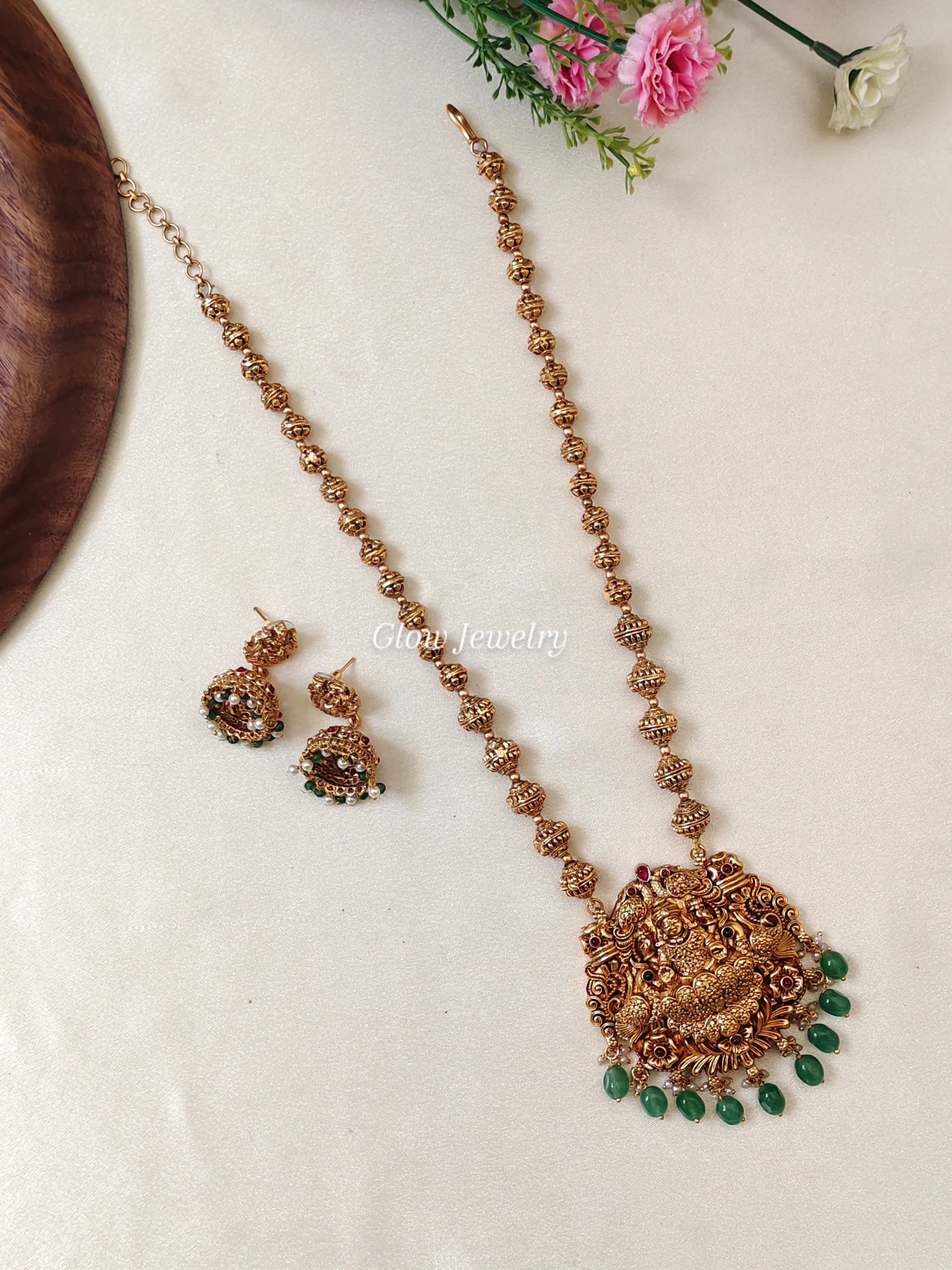 Premium Quality Antique Lakshmi Gundu Maala