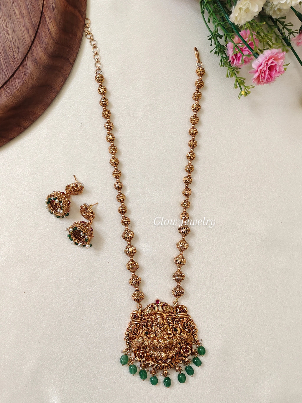 Premium Quality Antique Lakshmi Gundu Maala