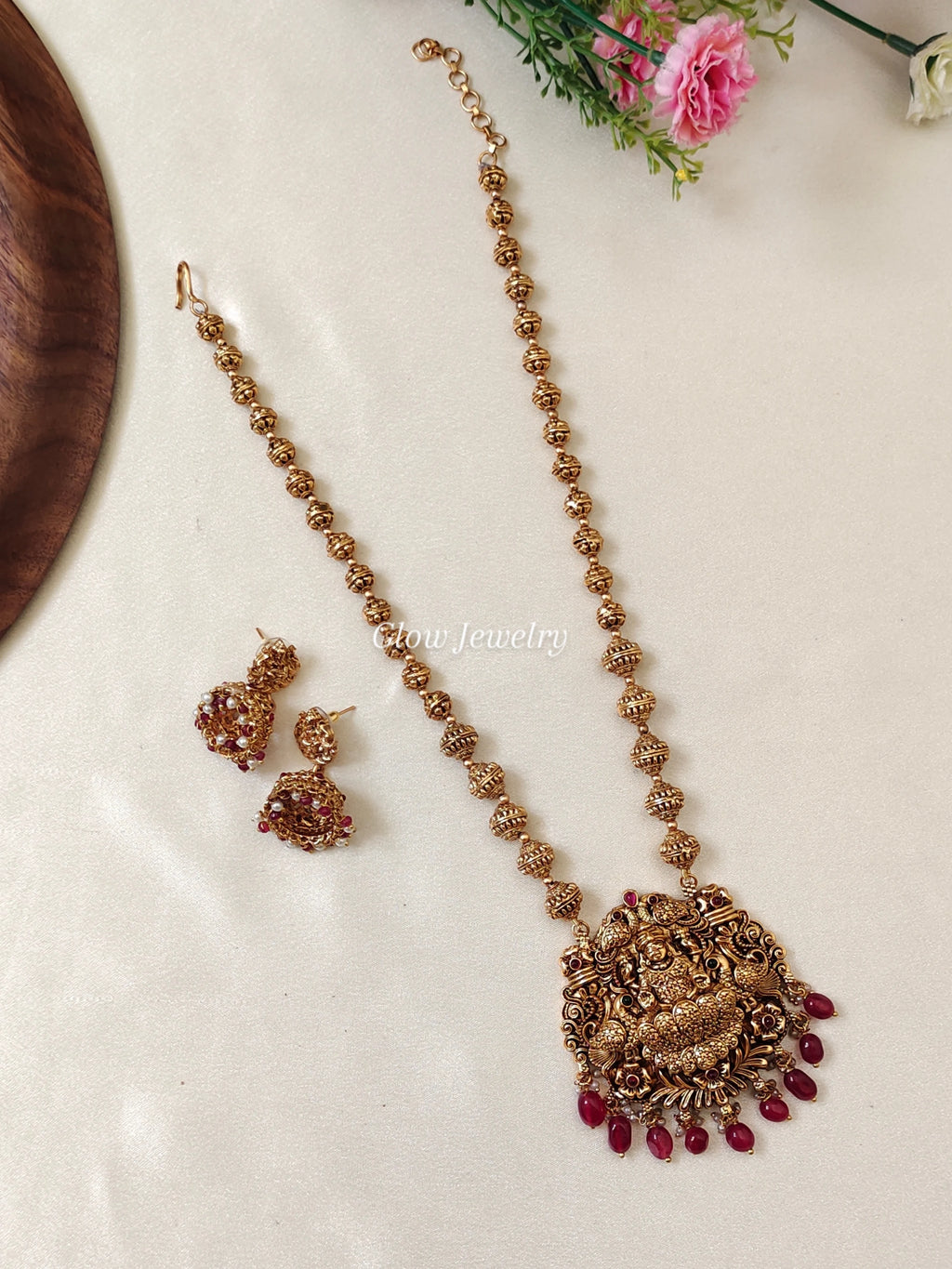 Premium Quality Antique Lakshmi Gundu Maala