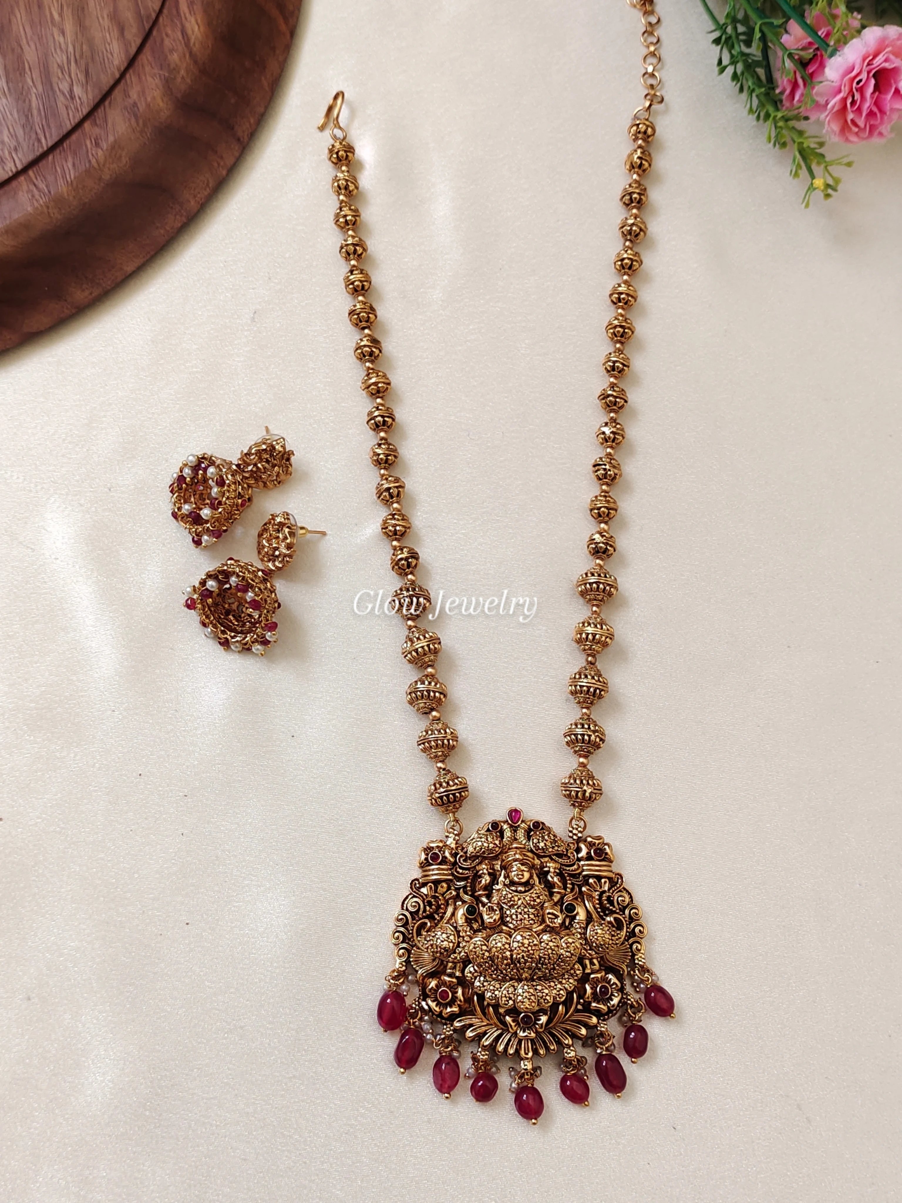 Premium Quality Antique Lakshmi Gundu Maala