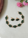 Premium Quality Kempu Lotus Neckset