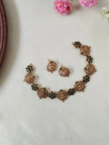 Premium Quality Lakshmi Floral Neckset