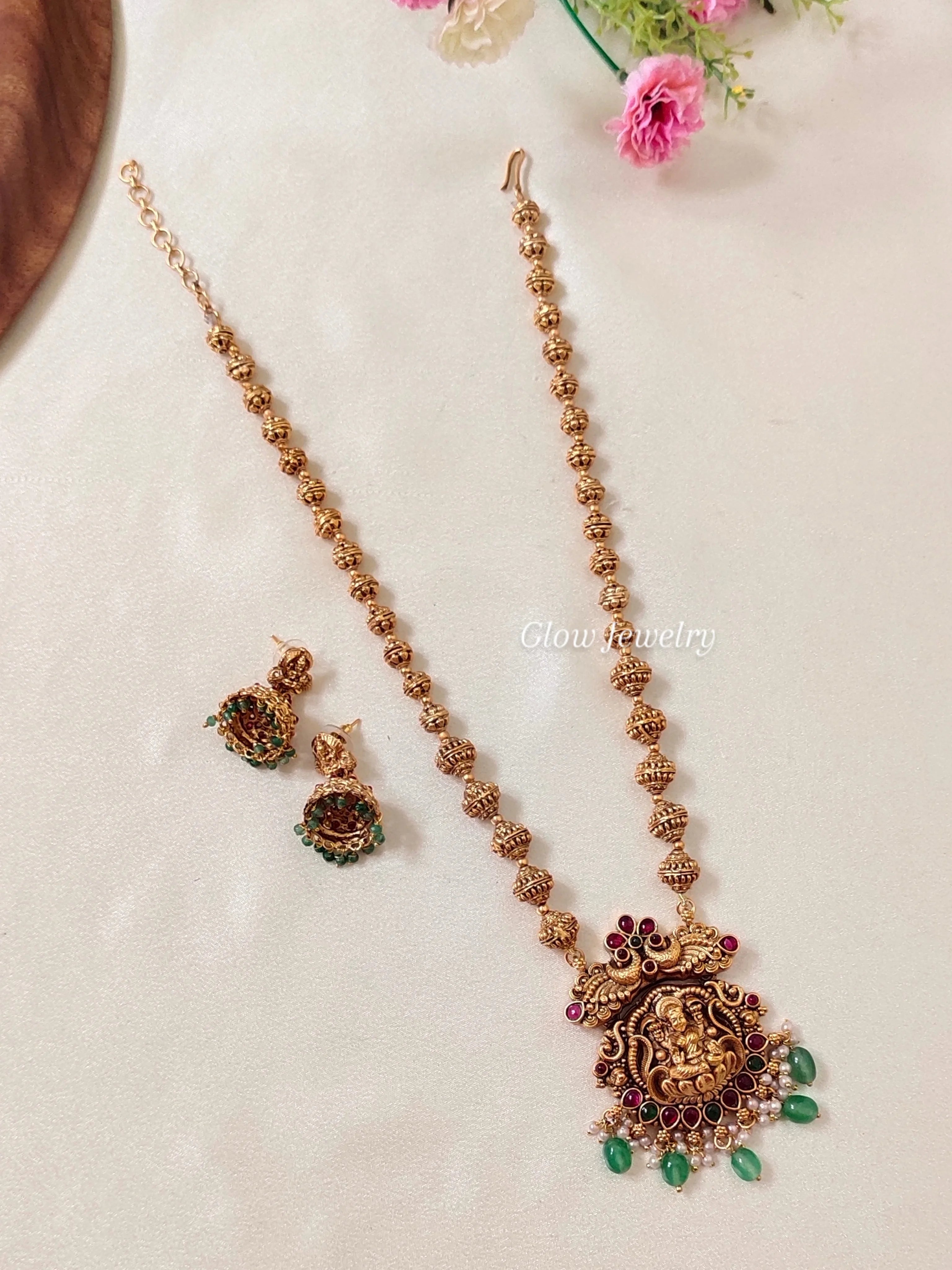 Premium Quality Antique Lakshmi Gundu Maala