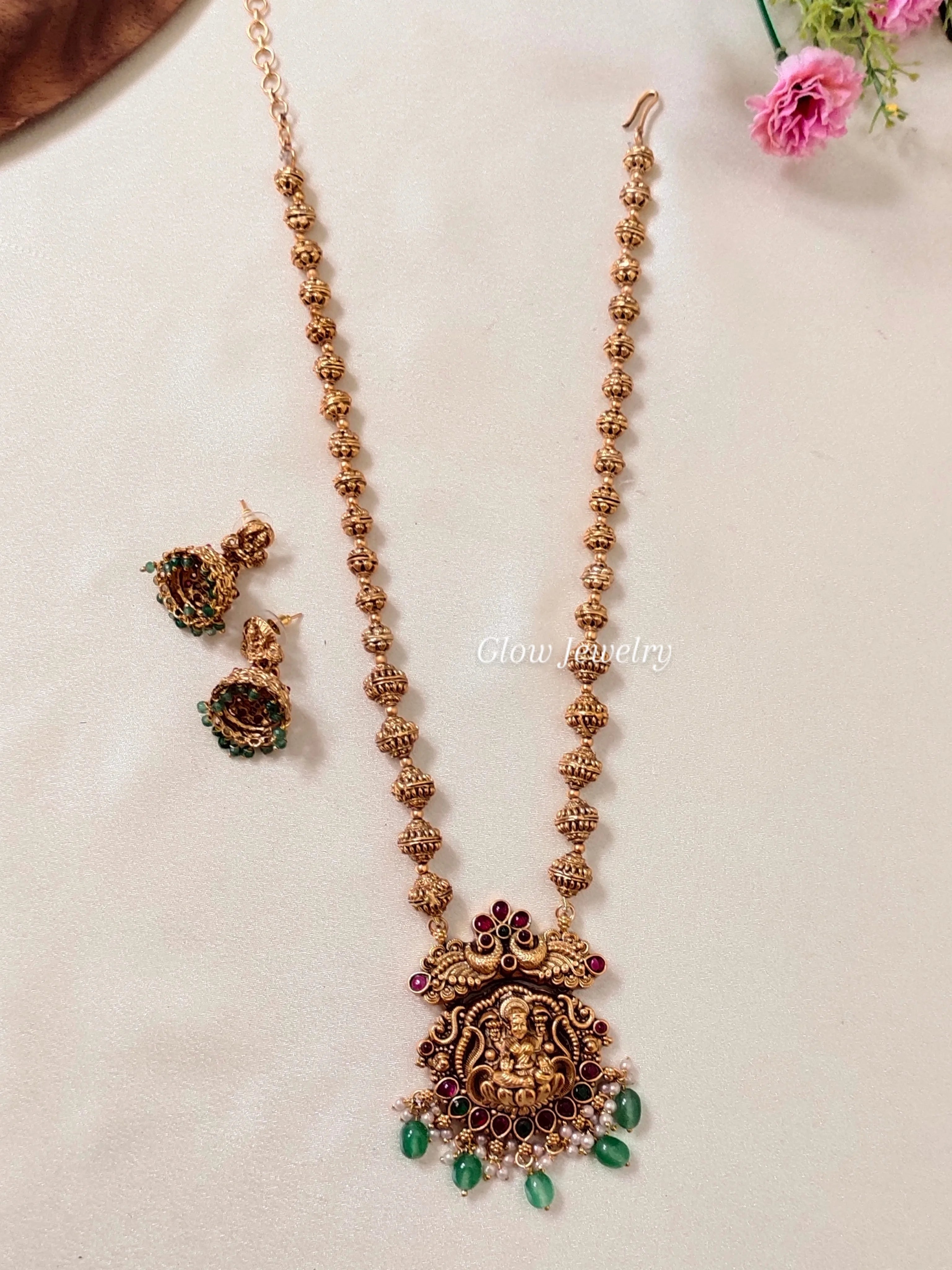 Premium Quality Antique Lakshmi Gundu Maala