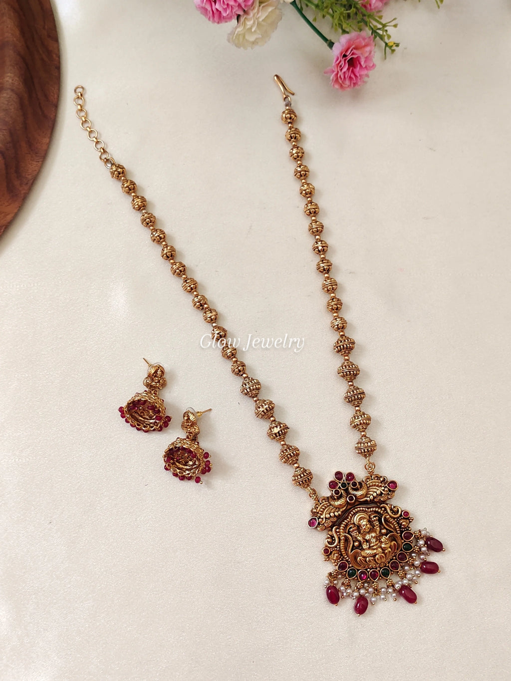 Premium Quality Antique Lakshmi Gundu Maala