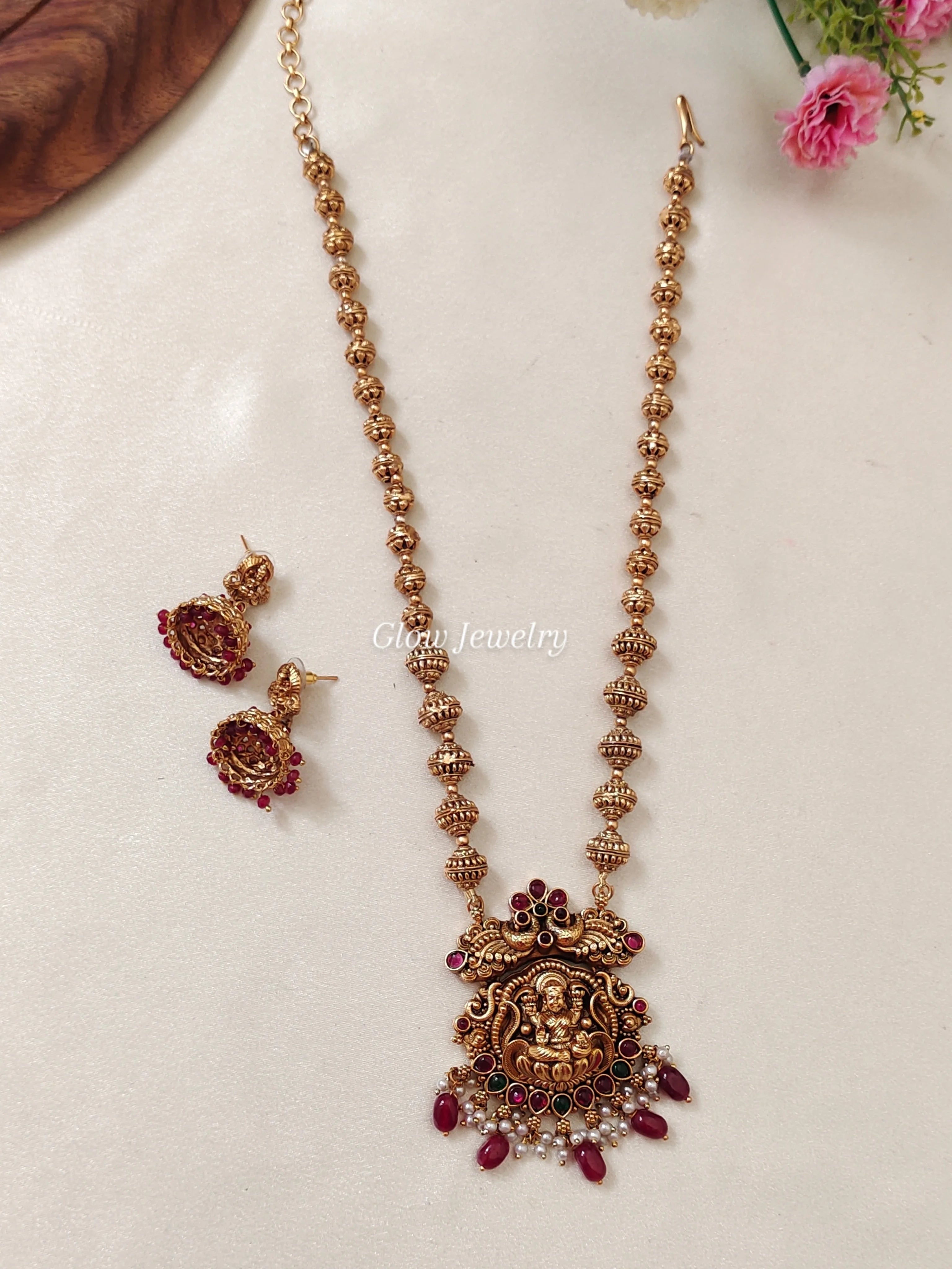 Premium Quality Antique Lakshmi Gundu Maala