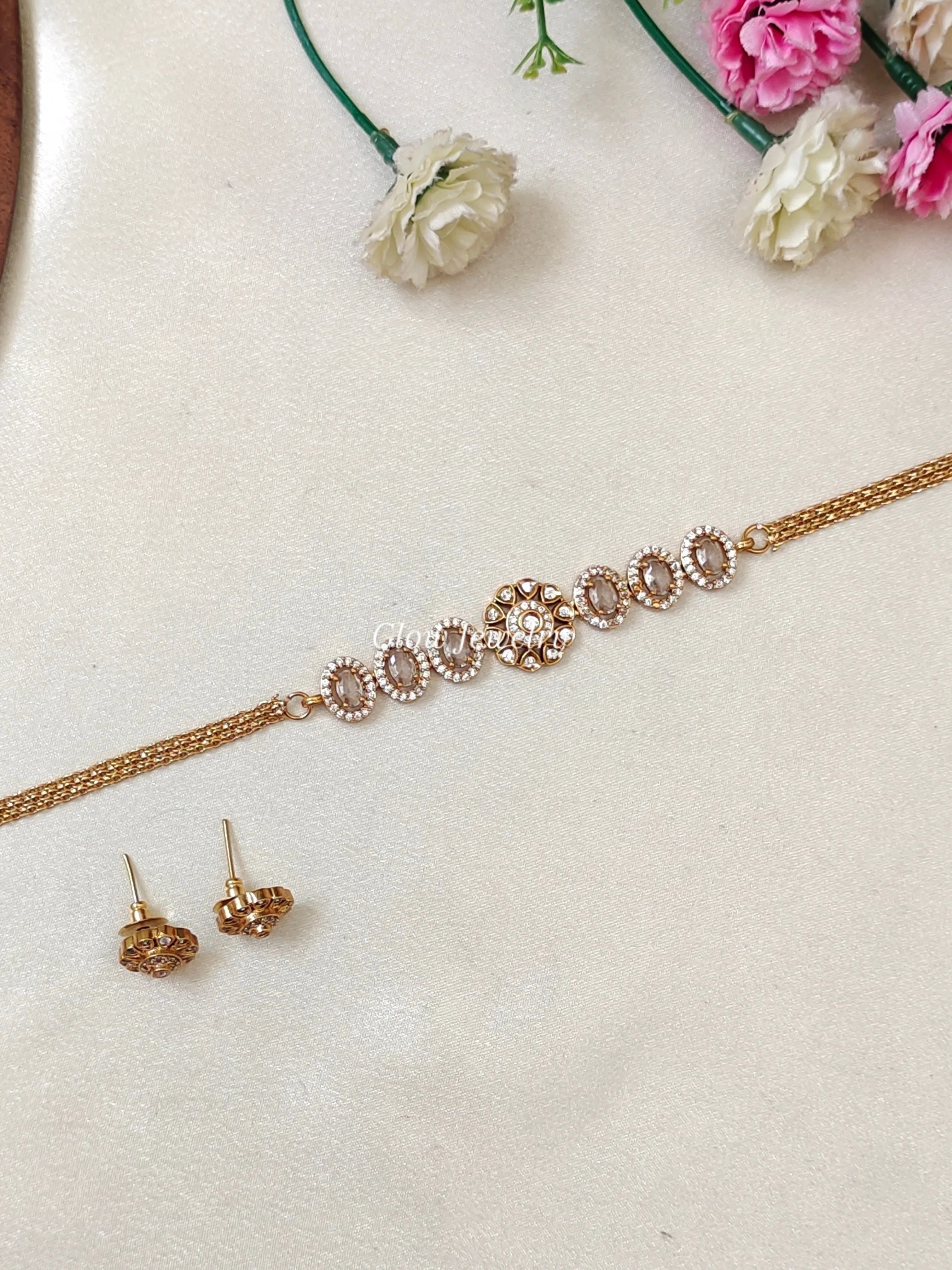 Premium Quality AD Stone Choker