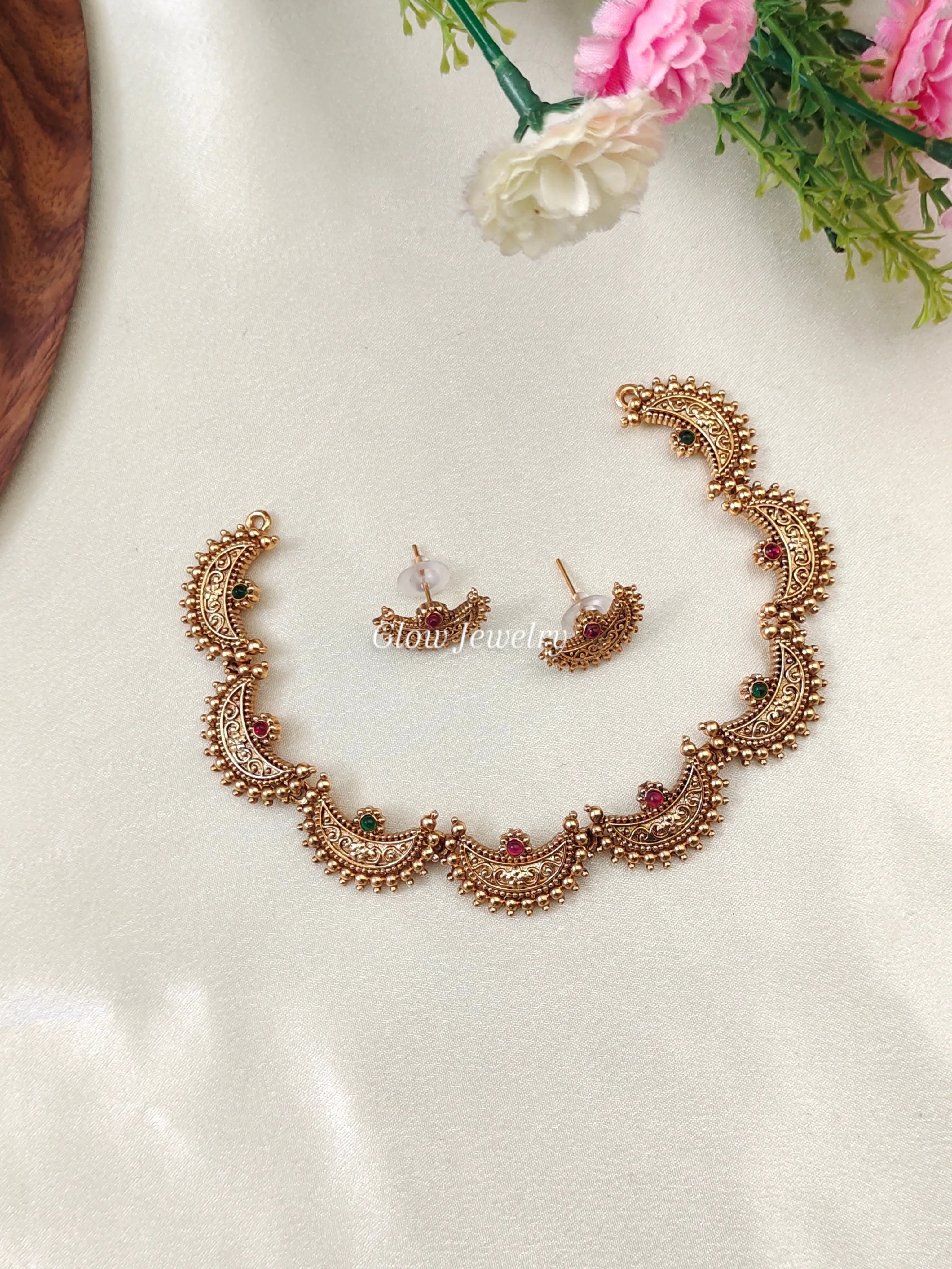 Premium Quality Half Moon Neckset