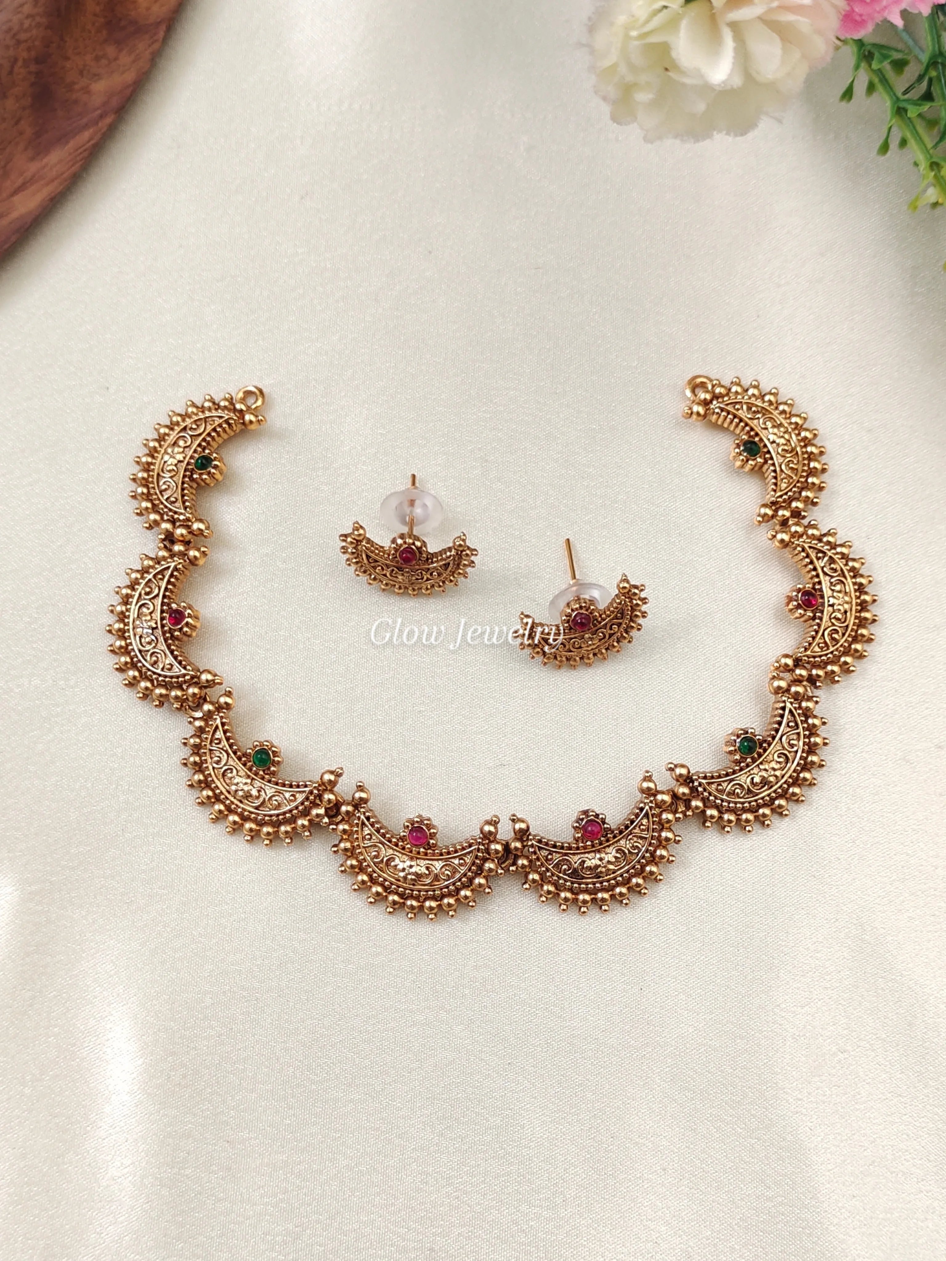 Premium Quality Half Moon Neckset